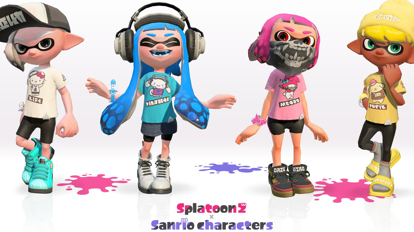 Splatoon 2 x Sanrio Splatfest collaboration kicking off in Japan