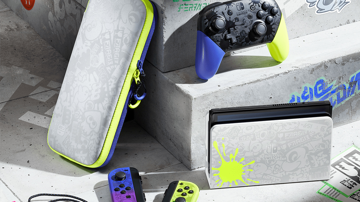 A New Nintendo Switch OLED Splatoon 3 Edition arriving on August