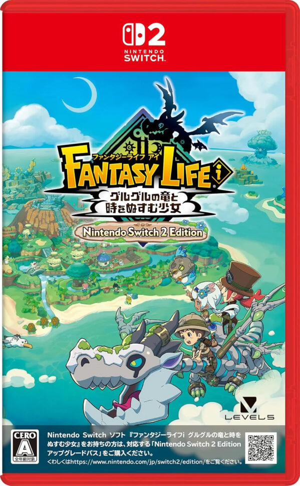 FANTASY LIFE i 2本セット Fantasy Life i receiving physical Switch 2 release, with game card
