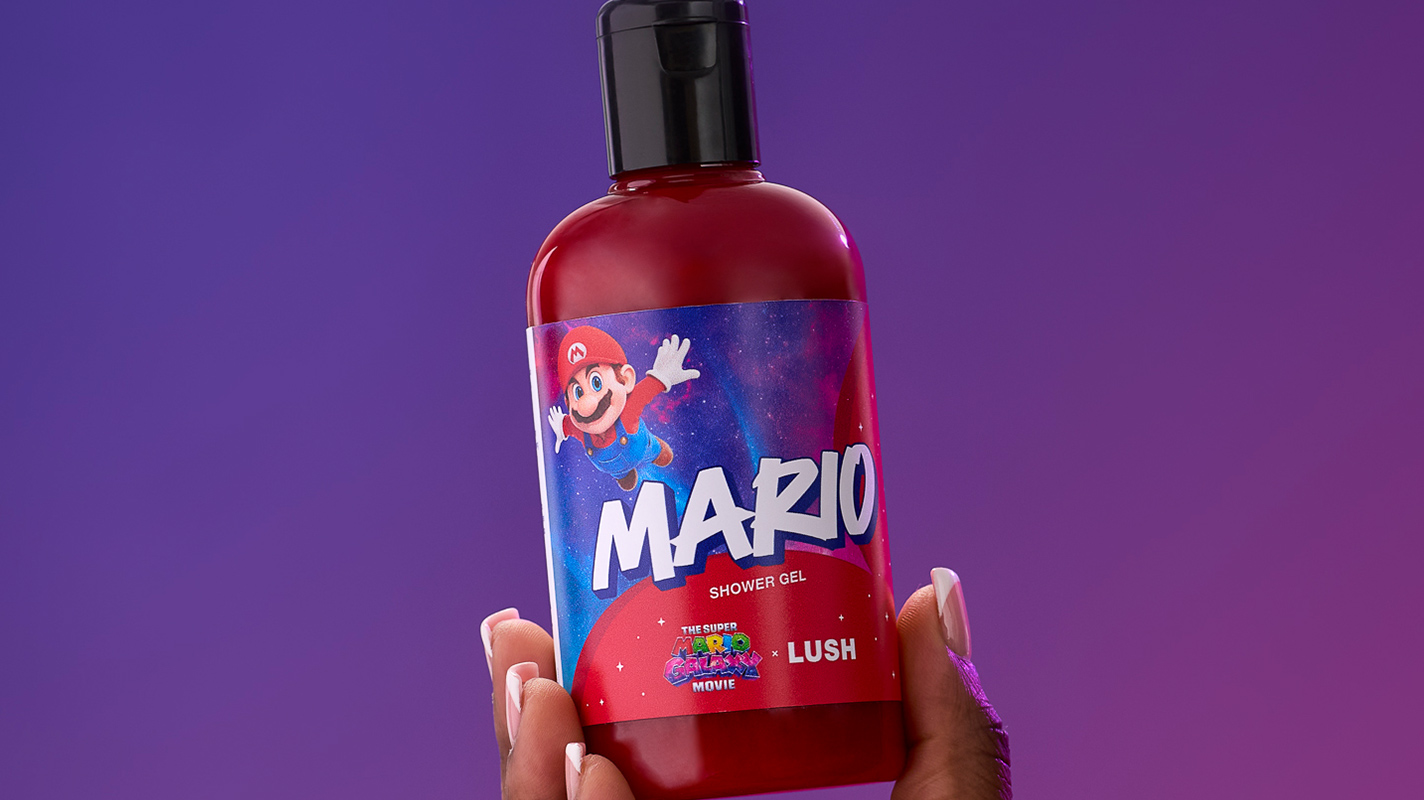 Lush back with new collab for The Super Mario Galaxy Movie - Vooks