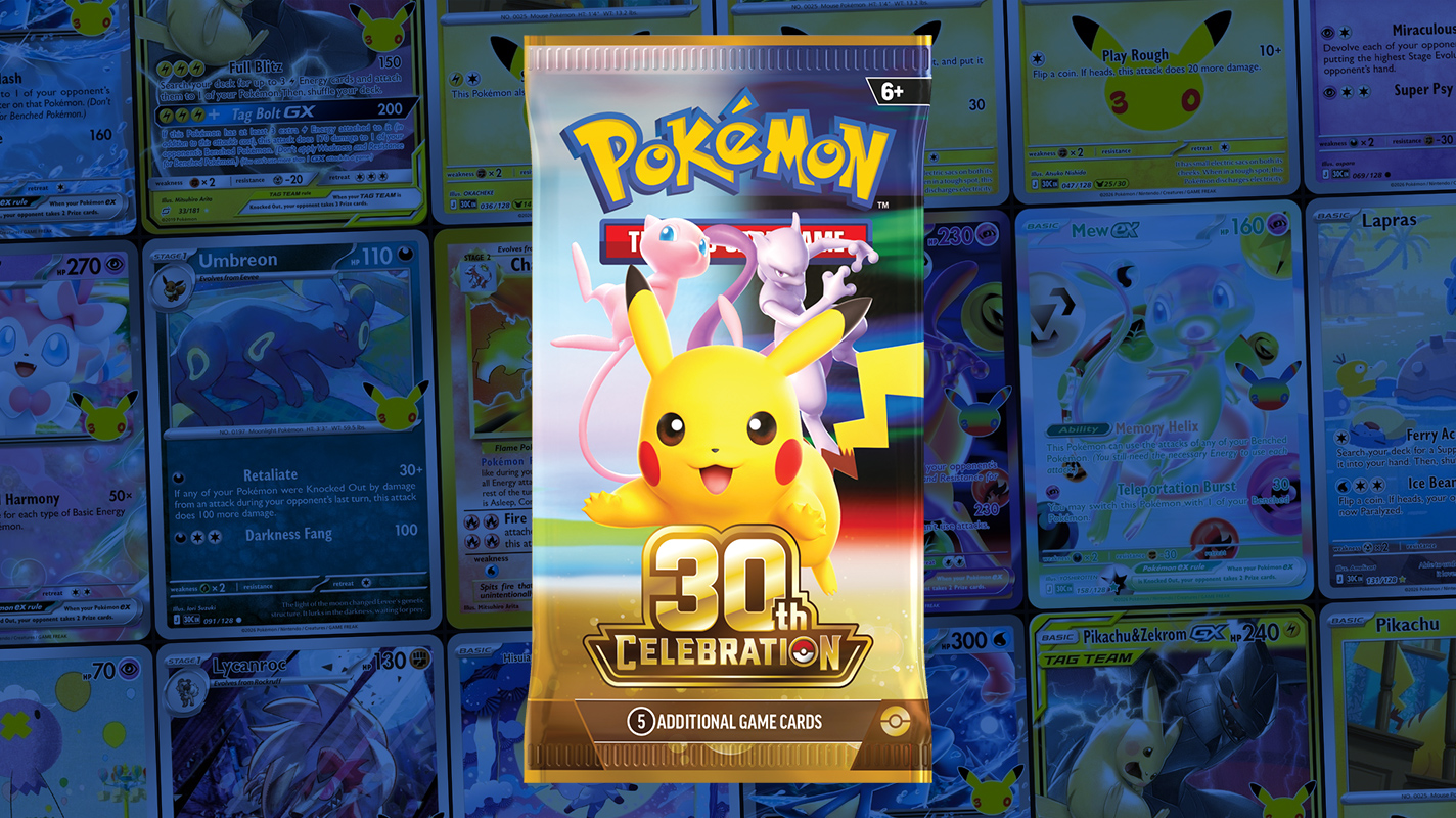 30 card pokemon deck Pokmon TCG: 30th Celebration pack gets trailer, release date Pokmon TCG: Pokmon 30th Celebration