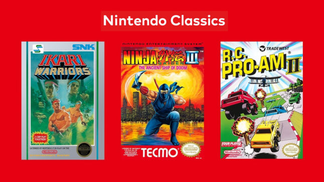Nintendo Switch Online Adds Ninja Gaiden III, Ikari Warriors, and R.C. Pro-Am II to NES Classics